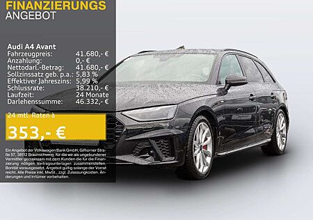 Audi A4 40 TFSI Q 2 x S LINE LM19 KAMERA NAVI+