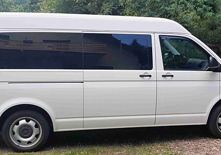 VW T5 Transporter Volkswagen T5 lang mittel Hochdach 1. Hd. AHK 5 Sitze Camper
