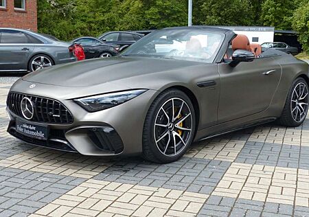 Mercedes-Benz SL 63 AMG Monza Grau Magno Night Leder braun