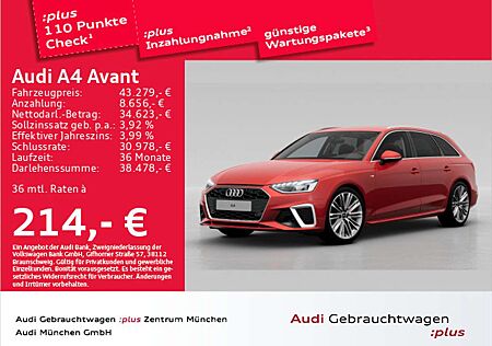 Audi A4 40 TFSI S tronic S line ACC/AHK/Virtual