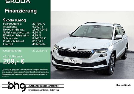 Skoda Karoq 2.0 TDI SCR DSG Clever AHK Navi connect Km