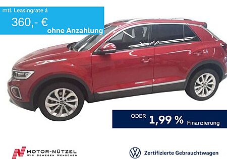 VW T-Roc Volkswagen 1.5 TSI DSG STYLE 5JG+LEDplus+NAV+AHK+PANO