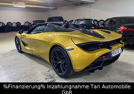 McLaren 720S Spider Glass Roof, Lift, Carbon, B&W, 360°