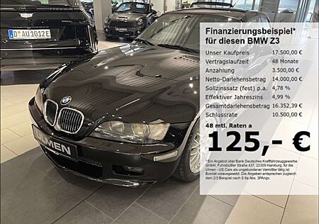 BMW Z3 3.0 Coupe Glasdach Leder Klima only B2B