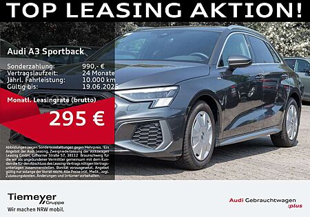 Audi A3 30 TFSI S tronic 2x S LINE LM18 MAT