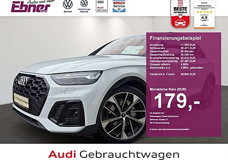 Audi Q5 S-LINE 40TDI LUFT+AHK+PANO+B&O+MATRIX+KAMERA+21 AL