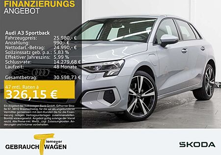 Audi A3 40 TFSI e ADVANCED LED LEDER LM18