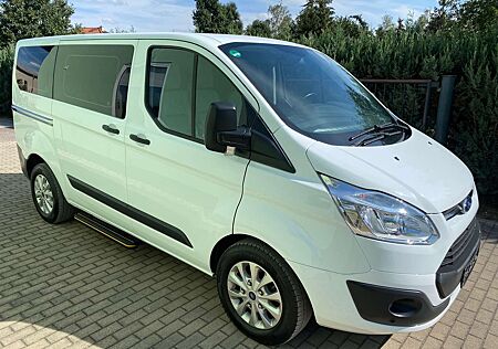 Ford Tourneo Custom 9-Sitzer*Navi*Leder*2xSchiebetür*AHK*Klima*TOP*