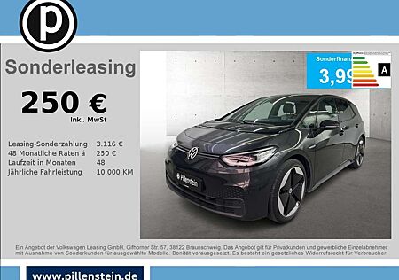 VW ID.3 Volkswagen PRO PERF TECH NAVI+AHK+WPU+KAM+20"