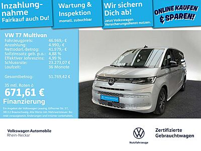 Volkswagen T7 Multivan Style AHK LED Kamera Head Up uvm