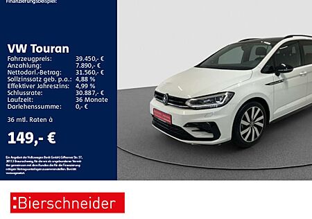 VW Touran Volkswagen 1.5 TSI DSG R-Line Black 7SITZE AHK PANO