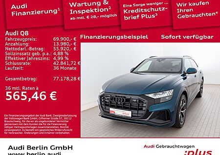 Audi Q8 50 TDI qu.tiptr. AHK STDHZG MATRIX NAVI PANO