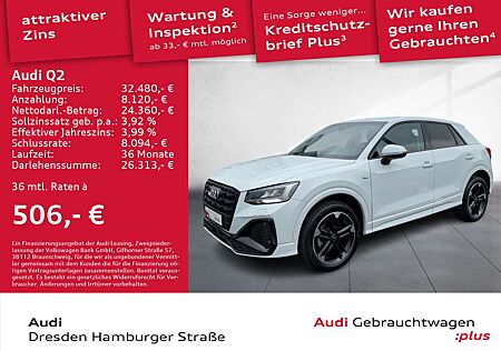 Audi Q2 30 TDI S line LED AHZV