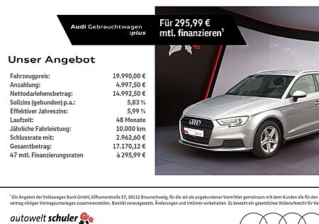 Audi A3 Sportback 35 1.5 TFSI Xenon CarPlay SHZ