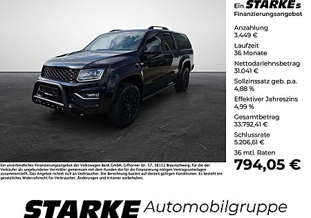 VW Amarok Volkswagen DoubleCab 3.0 TDI Autom. 4M Dark Label AHK Navi...