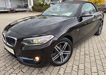 BMW 218 d Cabrio Autom. Sport Line Leder Navi Xenon