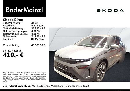 Skoda Elroq 85 Lodge Maxx WäPu 360° Matrix HUD Navi