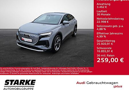 Audi Q4 e-tron 35 Sportback NaviPlus LED 20-Zoll SHZ APS-Plus ...