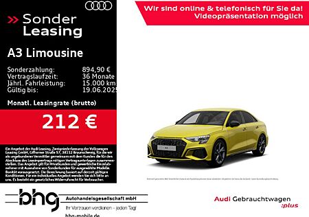 Audi A3 30 TFSI S-line LED/AHK/Navi/Assist/