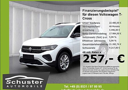 VW T-Cross Volkswagen GOAL 1.0TSI*AHK LED ACC Navi digCock SHZ