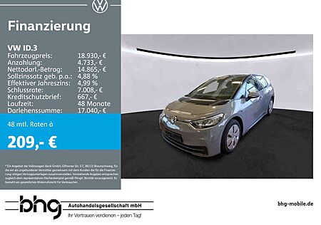 VW ID.3 Volkswagen Performance Upgrade Pure