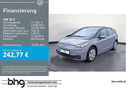 VW ID.3 Volkswagen Performance Upgrade Pure
