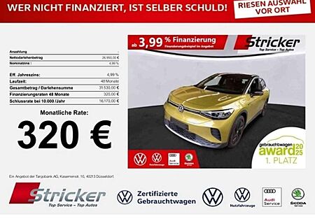 VW ID.4 Volkswagen 1st 150/77 320,-ohne Anzahlung AHK Wärmepumpe