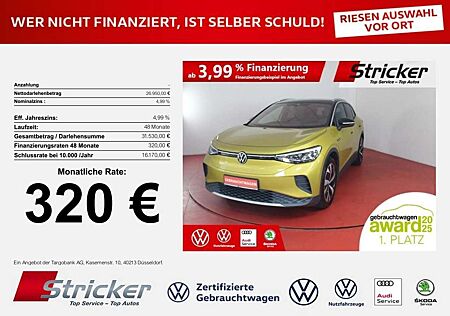 VW ID.4 Volkswagen 1st 150/77 320,-ohne Anzahlung AHK Wärmepumpe