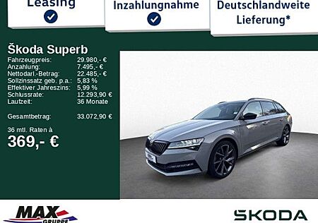 Skoda Superb Combi Sportline 4x4 2.0TSI 360°+STHZG+NAV