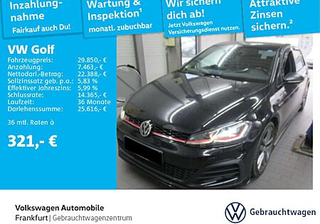VW Golf GTI Volkswagen Golf VII 2.0 TSI GTI TCR DSG Navi LED "R-Perform