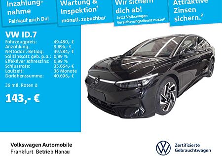 VW ID.7 Volkswagen Pro S Navi IQ.Light DAB+ FrontAssist
