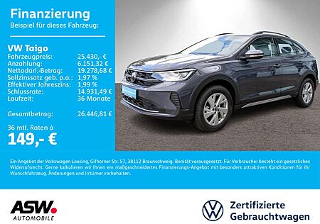 VW Taigo Volkswagen Life 1.0 TSI DSG LED Navi RFK ACC SHZ