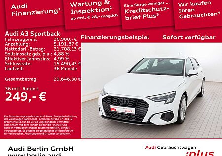 Audi A3 advanced 40 TFSI e S tr. LED RFK