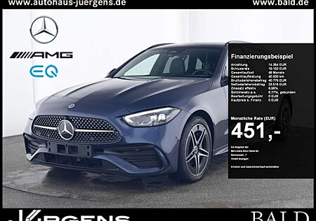 Mercedes-Benz C 300 de T-Modell AMG/Wide/LED/Pano/AHK/Burm3D/Night/18