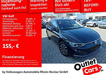 VW Golf Volkswagen VIII Active 2.0 TDI DSG AHK ACC LED Navi uv