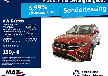VW T-Cross Volkswagen 1.0 TSI LIFE IQ.LIGHT+NAV+KAMERA+ACC+ALU