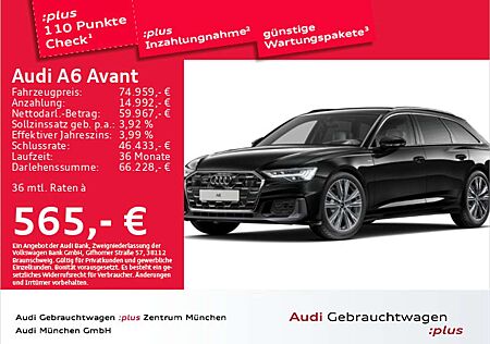 Audi A6 50 TDI qu. tiptr. S line ACC/AHK/HuD/B&