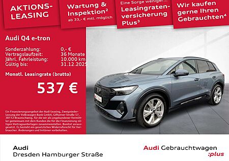 Audi Q4 e-tron 45 S line LED Navi AHZV