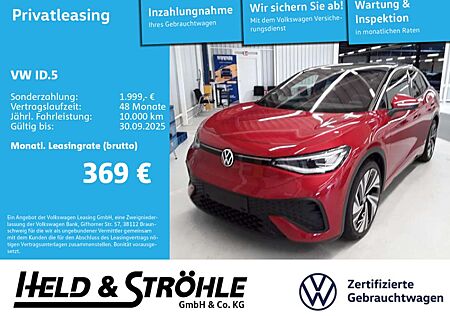 VW ID.5 Volkswagen Pro ACC AHK HuD MATRIX NAVI PANO RFK WÄPU