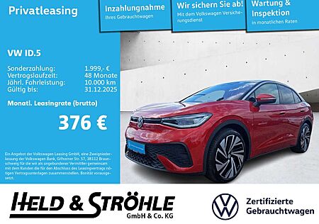 VW ID.5 Volkswagen Pro ACC AHK HuD MATRIX NAVI PANO RFK WÄPU