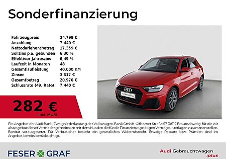 Audi A1 Sportback 25 TFSI S line Ext/LED/R-Kamera/Smartpho