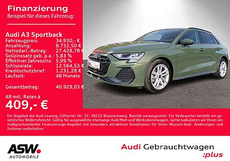 Audi A3 S line 30TFSI Navi LED RFK ACC PDC