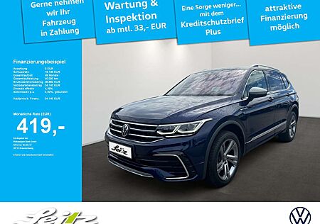 VW Tiguan Allspace gebraucht kaufen VW Tiguan Allspace Volkswagen 2.0 TDI 4M R-Line *AHK*HEAD-UP*PANO*MATRIX*