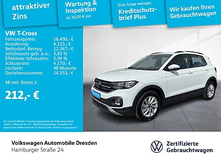 VW T-Cross Volkswagen Life 1.0 TSI KLIMA PDC APP-CONNECT