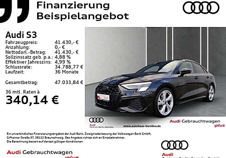 Audi S3 Lim. *MATRIX*B&O*Opt.-Schwarz+*NAV+*R-CAM*