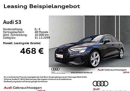 Audi S3 Lim. *MATRIX*B&O*Opt.-Schwarz+*NAV+*R-CAM*