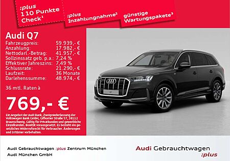 Audi Q7 50 TDI qu. S line StdHzg/Luftfed/HuD/Matrix/A