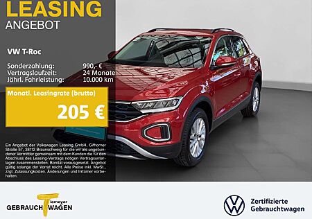 VW T-Roc Volkswagen 1.0 TSI LIFE AHK NAVI LED SITZH