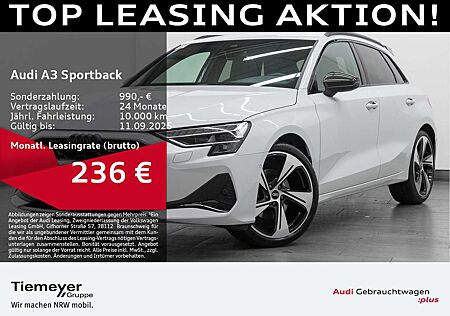 Audi A3 35 TDI S LINE LM19 SONOS CARBON ALC