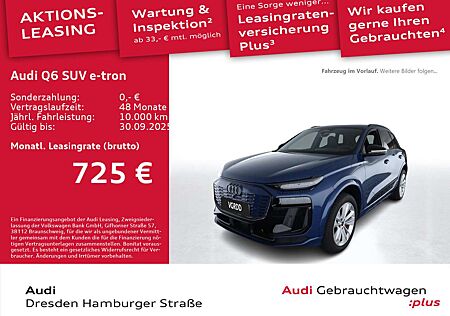 Audi Q6 e-tron Q6 quattro edition one blue S line Leder